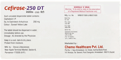 Cefirose 250 Dt Tablet 10 Cefirose 250 Dt Tablet 10