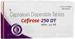 Cefirose 250 Dt Tablet 10 Cefirose 250 Dt Tablet 10