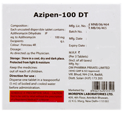 Azipen 100 Dt Tablet 3
