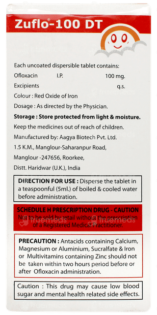 Zuflo 100 Dt Tablet 10
