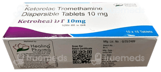 Ketroheal Dt 10Mg Tablet 15