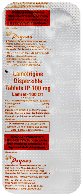 Lamret 100 Dt Tablet 10