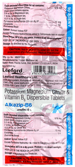 Alkazip B6 Tablet 10 Alkazip B6 Tablet 10