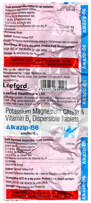 Alkazip B6 Tablet 10