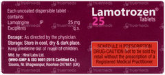 Lamotrozen 25 Tablet 10