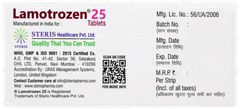 Lamotrozen 25 Tablet 10
