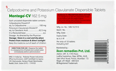 Montego Cv 162.5mg Tablet 10 Montego Cv 162.5mg Tablet 10