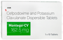 Montego Cv 162.5mg Tablet 10 Montego Cv 162.5mg Tablet 10