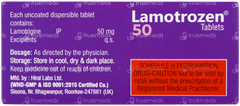 Lamotrozen 50 Tablet 10 Lamotrozen 50 Tablet 10