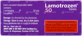 Lamotrozen 50 Tablet 10