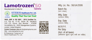 Lamotrozen 50 Tablet 10