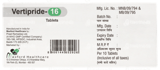 Vertipride 16 Tablet 10