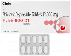 Acivir 800 Dt Tablet 10