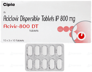 Acivir 800 Dt Tablet 10