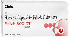 Acivir 800 Dt Tablet 10 Acivir 800 Dt Tablet 10