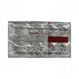 Tocef Cv 100 Dt Tablet 10