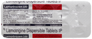 Lamotrozen 100 Dispersible Tablet 10