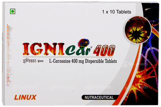 Ignicar 400 Dispersible Tablet 10