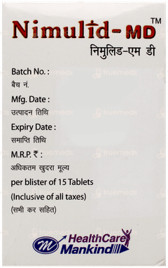 Nimulid Md Orange Flavour Tablet 15