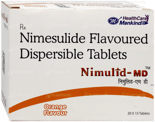 Nimulid Md Orange Flavour Tablet 15