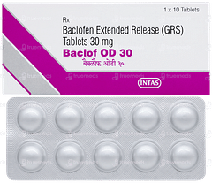 Baclof Od 30 Tablet 10
