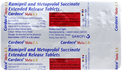 Cardace Meto 2.5 Tablet 10 Cardace Meto 2.5 Tablet 10