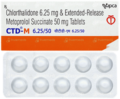 Ctd M 6.25/50 Tablet 10 Ctd M 6.25/50 Tablet 10