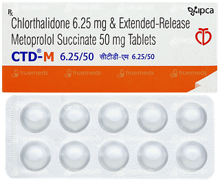 Ctd M 6.25/50 Tablet 10