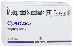 Cymet Er 25 Tablet 10 Cymet Er 25 Tablet 10