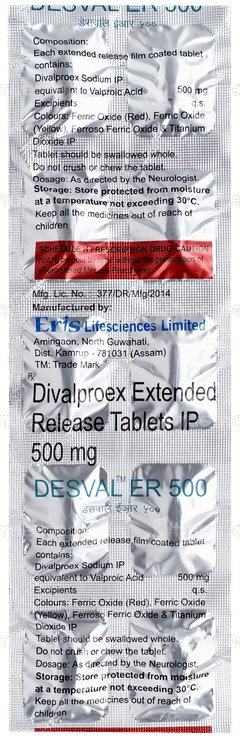 Desval Er 500 Tablet 10 Desval Er 500 Tablet 10