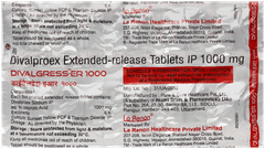 Divalgress Er 1000 Tablet 10 Divalgress Er 1000 Tablet 10