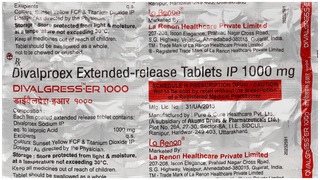 Divalgress Er 1000 Tablet 10