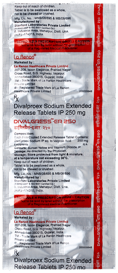 Divalgress Er 250 Tablet 10