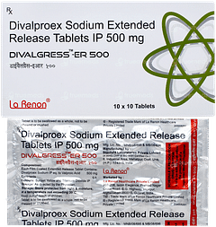 Divalgress Er 500 Tablet 10