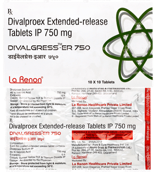 Divalgress Er 750 Tablet 10