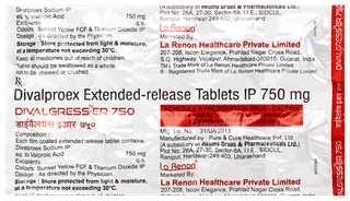 Divalgress Er 750 Tablet 10