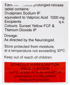 Divalrate Er 1000 Tablet 10 Divalrate Er 1000 Tablet 10