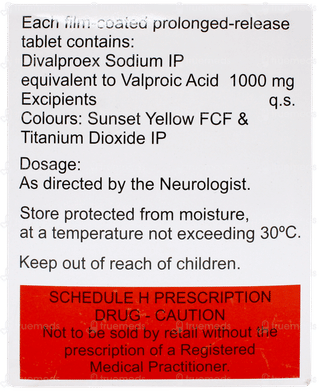 Divalrate Er 1000 Tablet 10