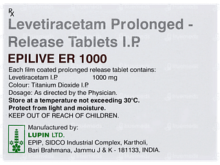 Epilive Er 1000 Tablet 10