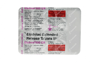 Etofree Er 600 MG Tablet Er 10