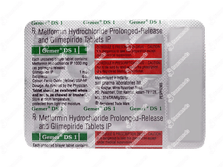 Gemer Ds 1/1000 MG Tablet Pr 10