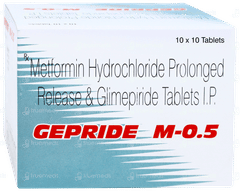 Gepride M 0.5 Tablet 10 Gepride M 0.5 Tablet 10
