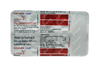 Glimixia Vm 0.2/500/1 MG Tablet Er 10