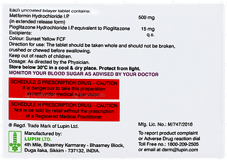 Gluconorm P 15 Tablet 10