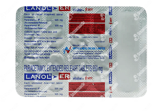 Lanol Er 650 MG Tablet Er 10