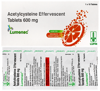 Lumenac Orange Flavour Sugar Free Effervescent Tablet 10
