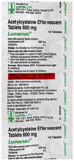 Lumenac Orange Flavour Sugar Free Effervescent Tablet 10