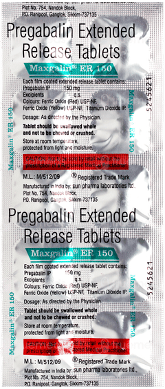 Maxgalin Er 150 Tablet 10