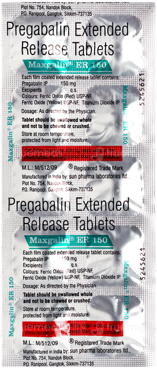 Maxgalin Er 150 Tablet 10