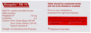 Maxgalin Er 75 Tablet 10